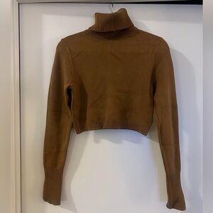 Warm Caramel Turtleneck